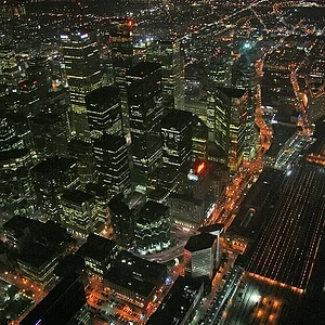 UItzicht vanuit de CN Tower (Canadian National Tower)