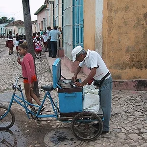 De ijsventer in Trinidad