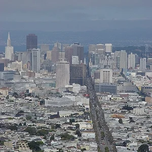 Uitzicht over San Francisco