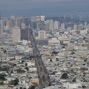 Uitzicht over San Francisco
