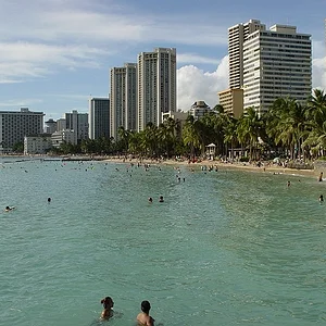 Hawaii - Honolulu - Waikiki beach