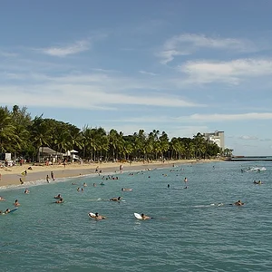 Hawaii - Honolulu - Waikiki beach