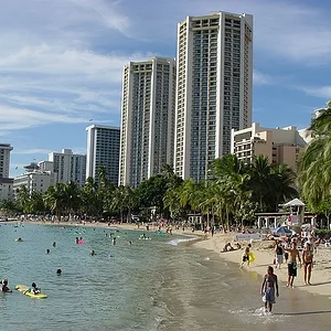 Hawaii - Honolulu - Waikiki beach