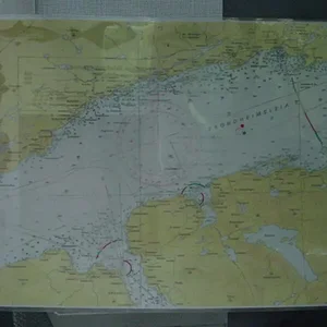 Deze waterkaart kregen we van de campingeigenaar toen op het eiland Hitra waren.
