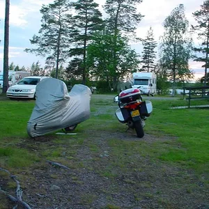 Vlak bij de grens met Finland